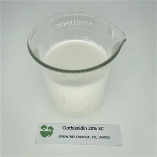 C6H8ClN5O2S CAS NO. 210880-92-5 Клотіанідин 20 відсотків SC Продукти
